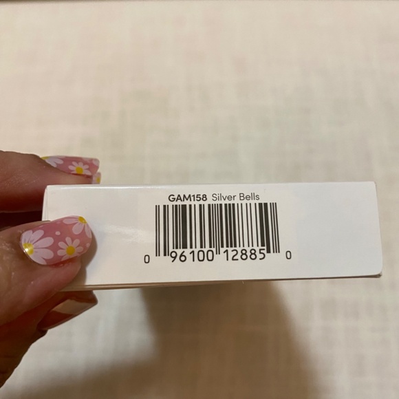 Lot of Dashing Diva Glaze Semi-cured Gel Nail Strips Bells Glitter Silver French - Picture 11 of 16